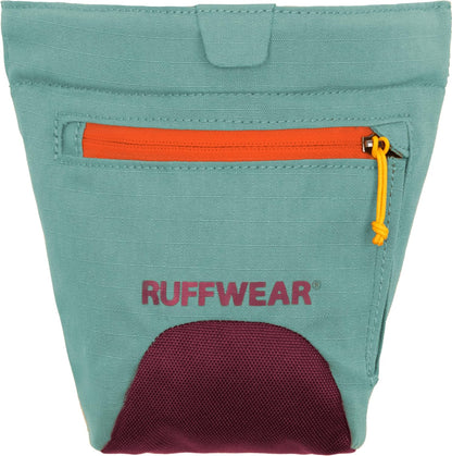 Ruffwear Treat Trader dog treat pouch in River Rock Green front view