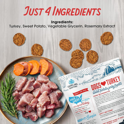 Farmland Traditions dog treats 1 pound bag package details