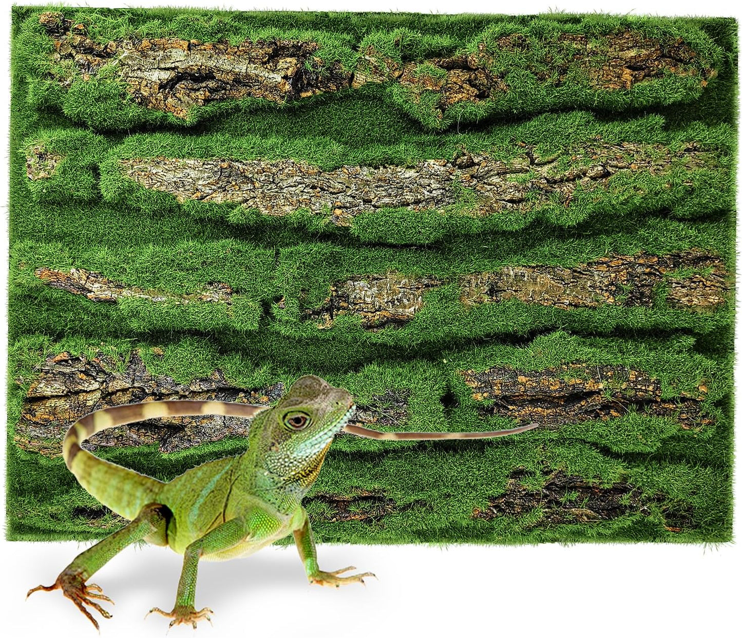 17.7x11.8in Rock Terrarium Background,3D Reptile Tank Background Board,Amphibian Stereo Backdrop Wall,Lizard Snake Gecko Spider Turtle Fish pet silo Background Decorative Panel(Grey) - Image 12