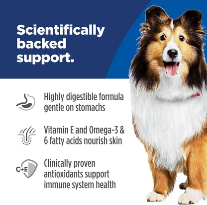 Hill's Science Diet sensitive skin canine formula close up