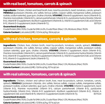 High protein pate wet dog food for adult small breed dogs close up