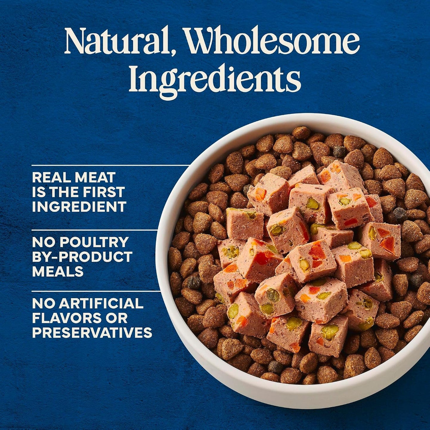 Blue Buffalo Love Made Fresh beef dog food ingredients label