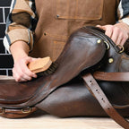 Equestrian leather care kit for cleaning saddles bridles and boots
