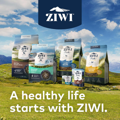 Premium grass fed New Zealand lamb dog food raw alternative blend close up view