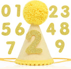 Pet Birthday Hat with Interchangeable Numbers 1-10 | Adjustable Pet Party Cone Hat for Dogs & Cats | Puppy Birthday Photo Props for 1st to 10th Birthday Celebrations (Pink Birthday Pet Hat) - Image 15