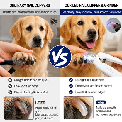 Electric nail grinder head for pet grooming