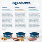 Blue Buffalo wet cat food ocean fish flavor can