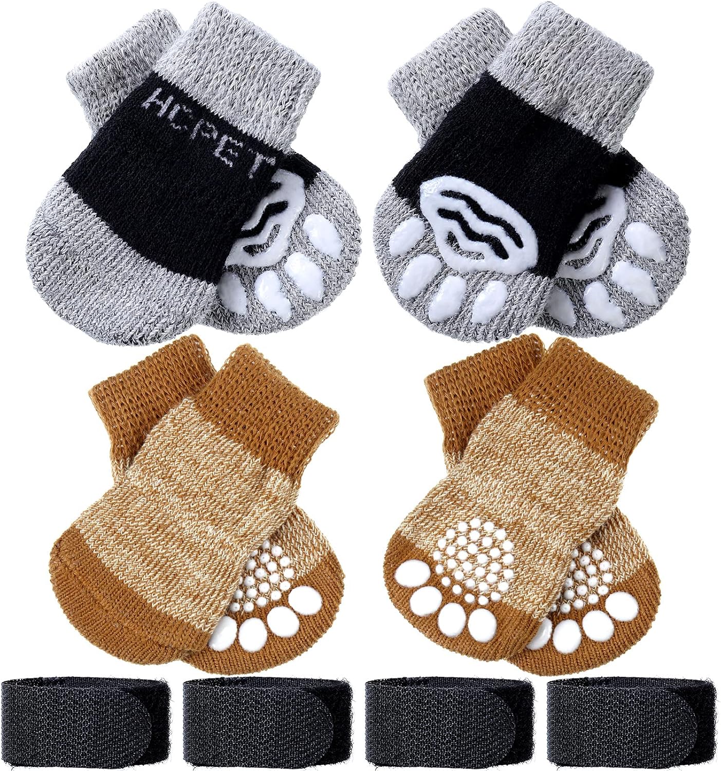 Measurement guide for sizing Frienda small pet socks