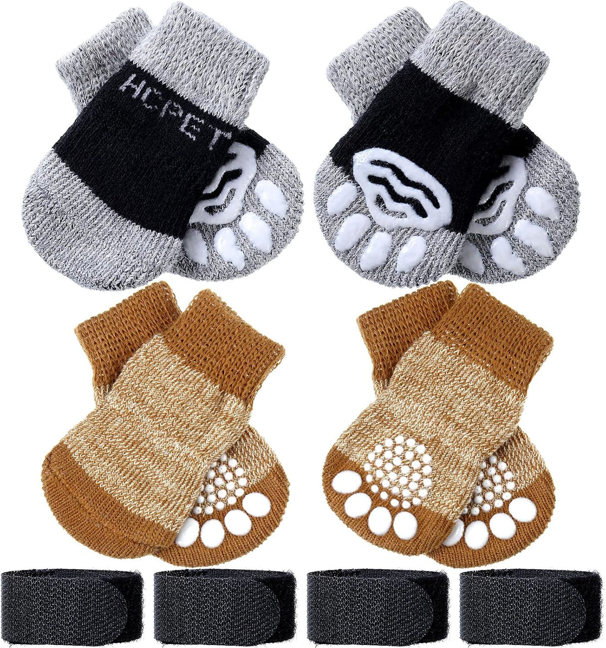 Measurement guide for sizing Frienda small pet socks