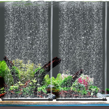 hygger Aquarium Bubble Curtain Wall, Quiet Fish Tank Air Stone with Accessories, High Dissolved Aquarium Bubbler Oxygen Diffuser Decoration for Freshwater & Saltwater - Image 9