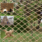 Bunifa Safety Hemp Rope Net front view for balcony protection