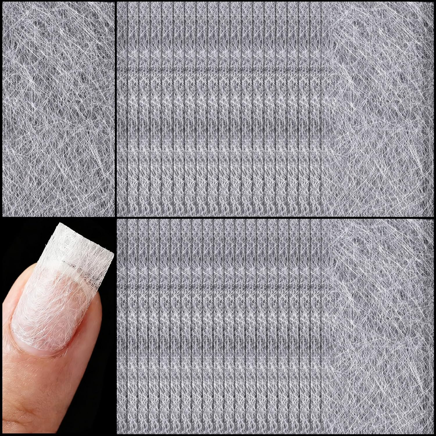 Incinkod silk nail wrap kit 40 pieces front packaging