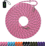Long Dog Training LeashHeavy Duty Reflective Rope Lead for Small Medium Large Dogs 6FT 10FT 15FT 30FT 50FT for Training, Walking, Backyard, Camping - Image 9