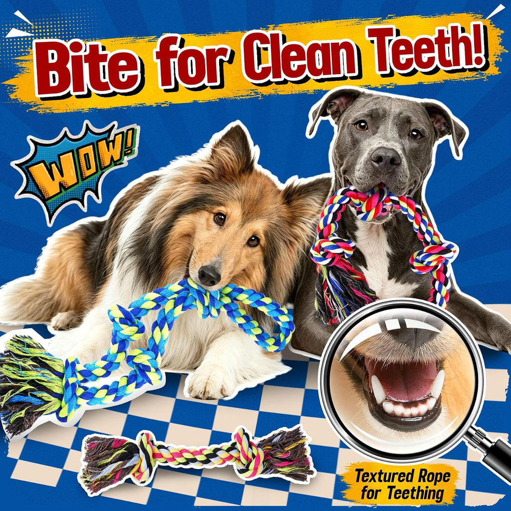 Forfon heavy duty pet play set showing thick braided texture