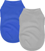 2 Pack Solid Color Dog Shirts - Lightweight, Quick Dry, Breathable Pet T-Shirts for Small to Large Dogs - Stretchy, Durable, Ideal for All Seasons and Holidays.Black White S - Image 11