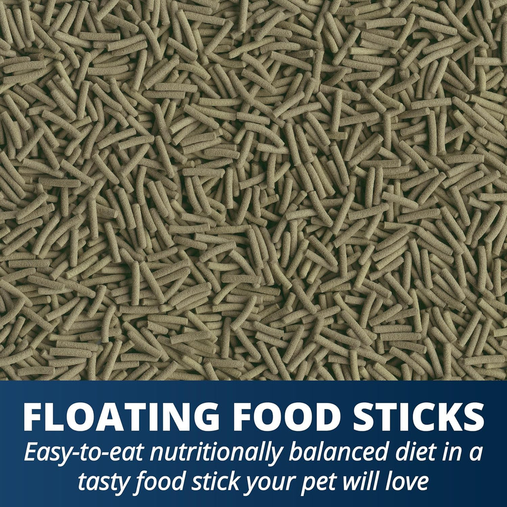 High protein turtle food sticks supporting shell strength and bone health