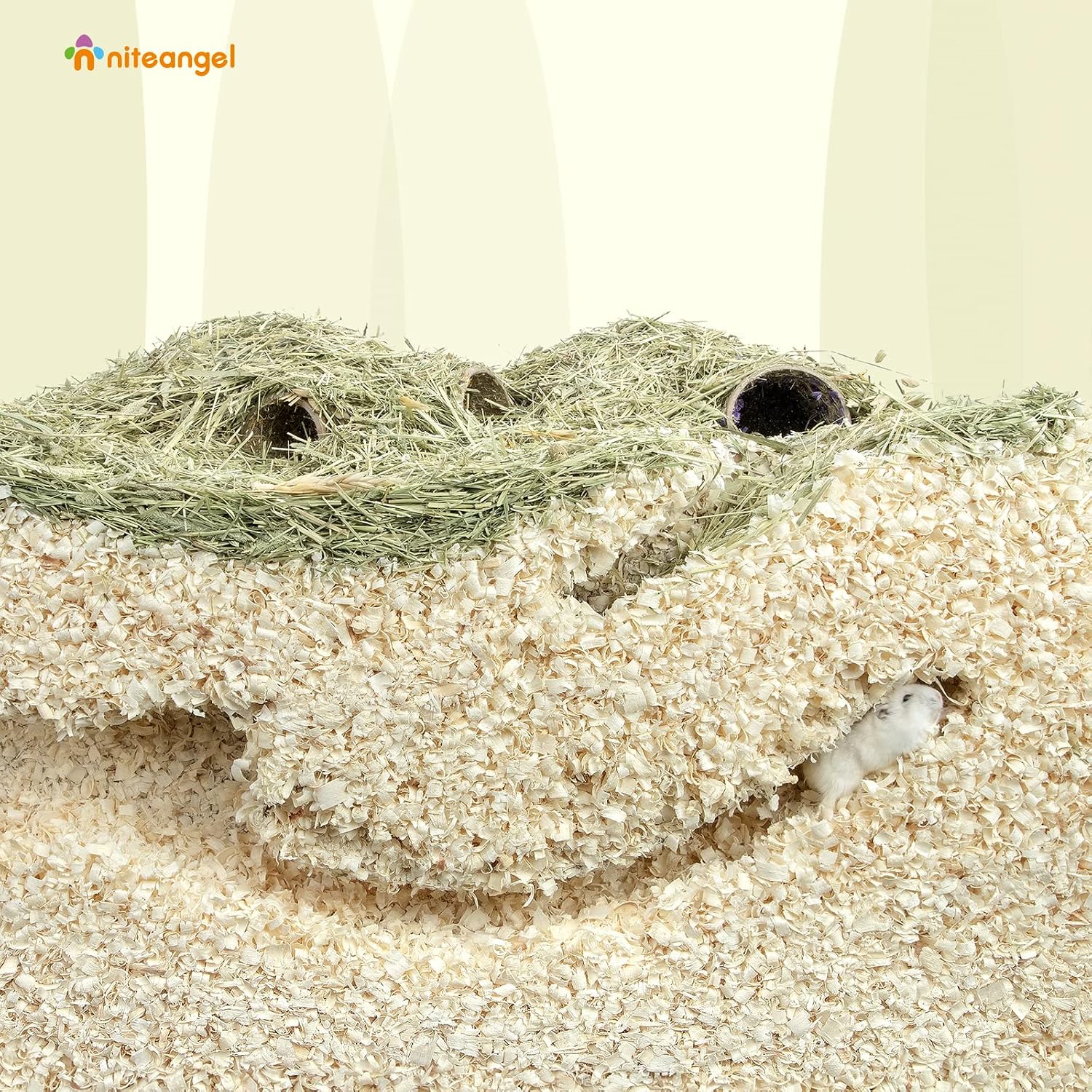 Niteangel 65L bedding bag showing absorption features