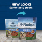 Blue Buffalo Nudges Jerky Bites Dog Treats, Made in the USA with Natural Ingredients, Bite-Sized Pieces, Chicken, 5-oz Bag - Image 10