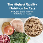 Fresh Is Best grain free cat food close up of contents