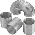 Playbees metal coil slinky spring walking toys front view four pack set