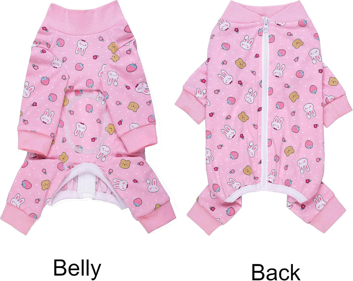 Miaododo elastic pet onesie anti-licking protection for small medium dogs
