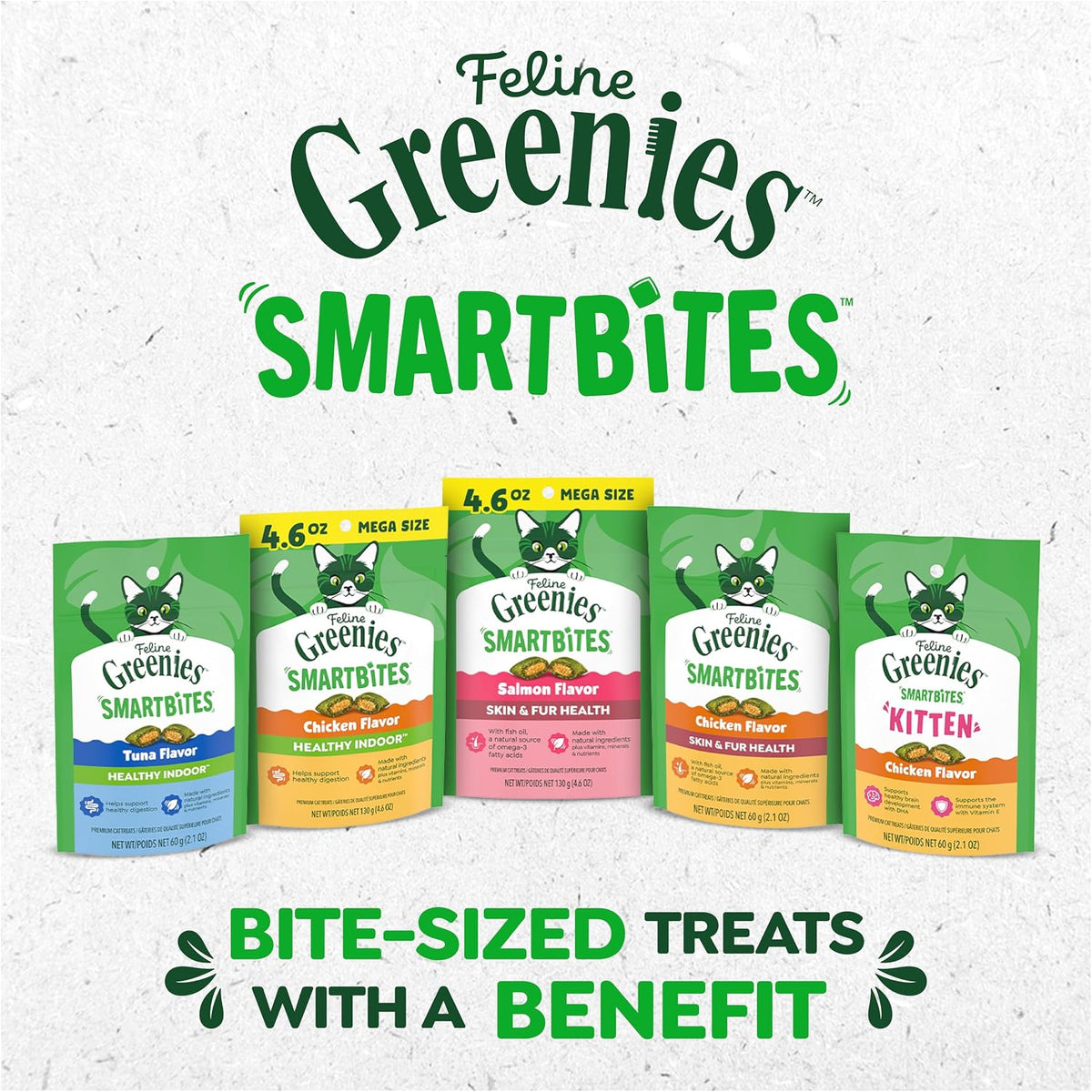 Greenies adult cat treats authentic USA import packaging