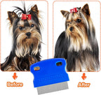 Ergonomic handle pet lice comb for cats and dogs