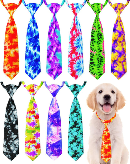 PET SHOW 10 Pack Holiday Small Dog Ties Neckties for Doggies Cats Adjustable Grooming Accessories Neck Ties Bowties Girl Boy Pets Festival Costumes Puppy Wedding Party Gift Favor - Image 10