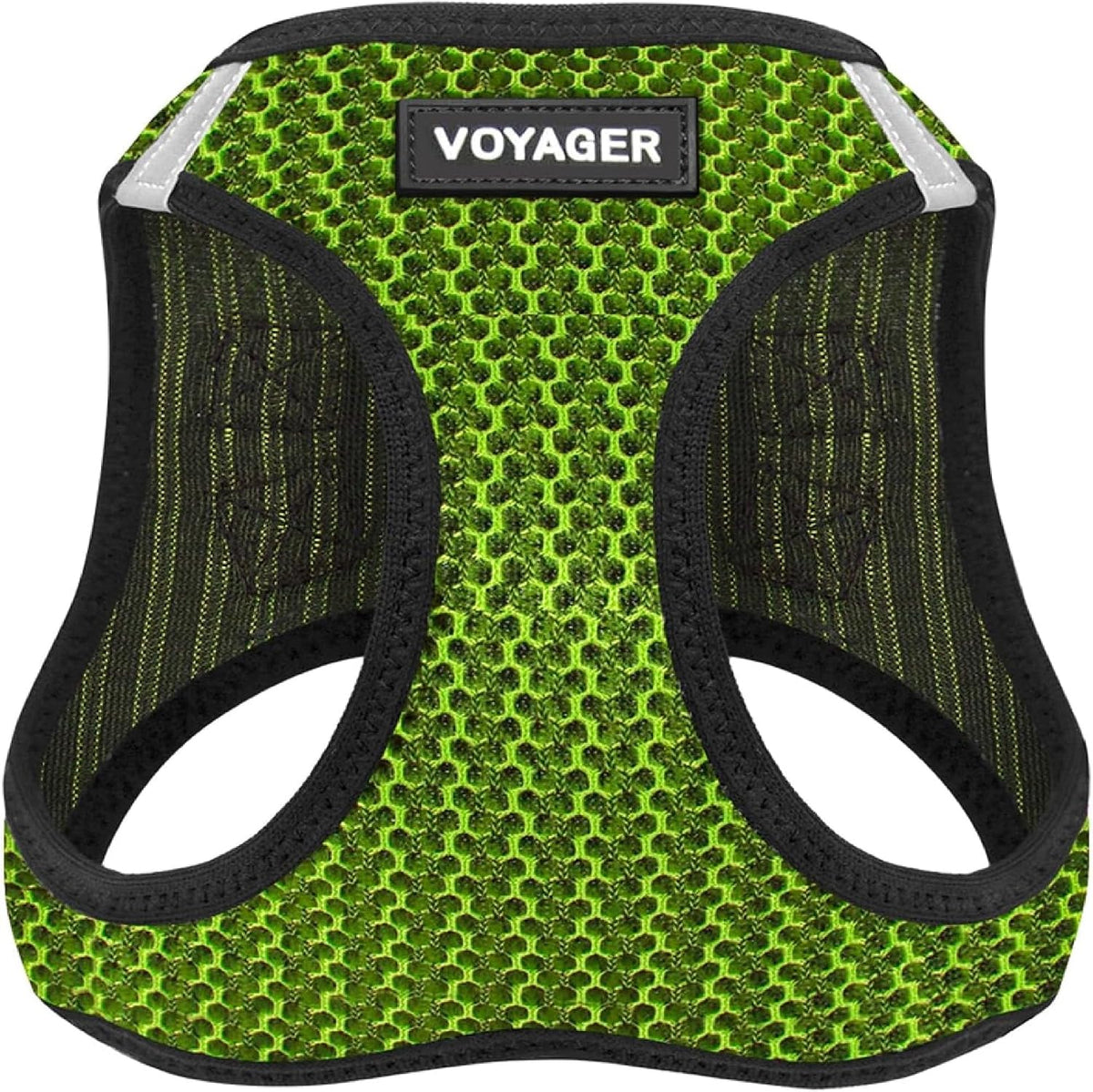 Best Pet Supplies - All Weather Mesh / Plush, Reflective, No Pull Harness for Small, Medium Dogs, Cats - Secure with Hook & Loop Fastener, Buckle, Double D-Rings - Black/Black Trim, S - Image 11