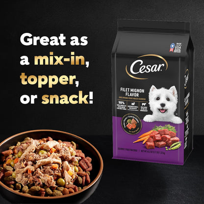 Cesar Simply Crafted Adult Wet Dog Food Toppers for Dry Food, Wet Food for Dogs, Chicken, Carrots, Potatoes & Peas, 8.82 oz. Pouches, 6 Count (Pack of 2) - Image 9