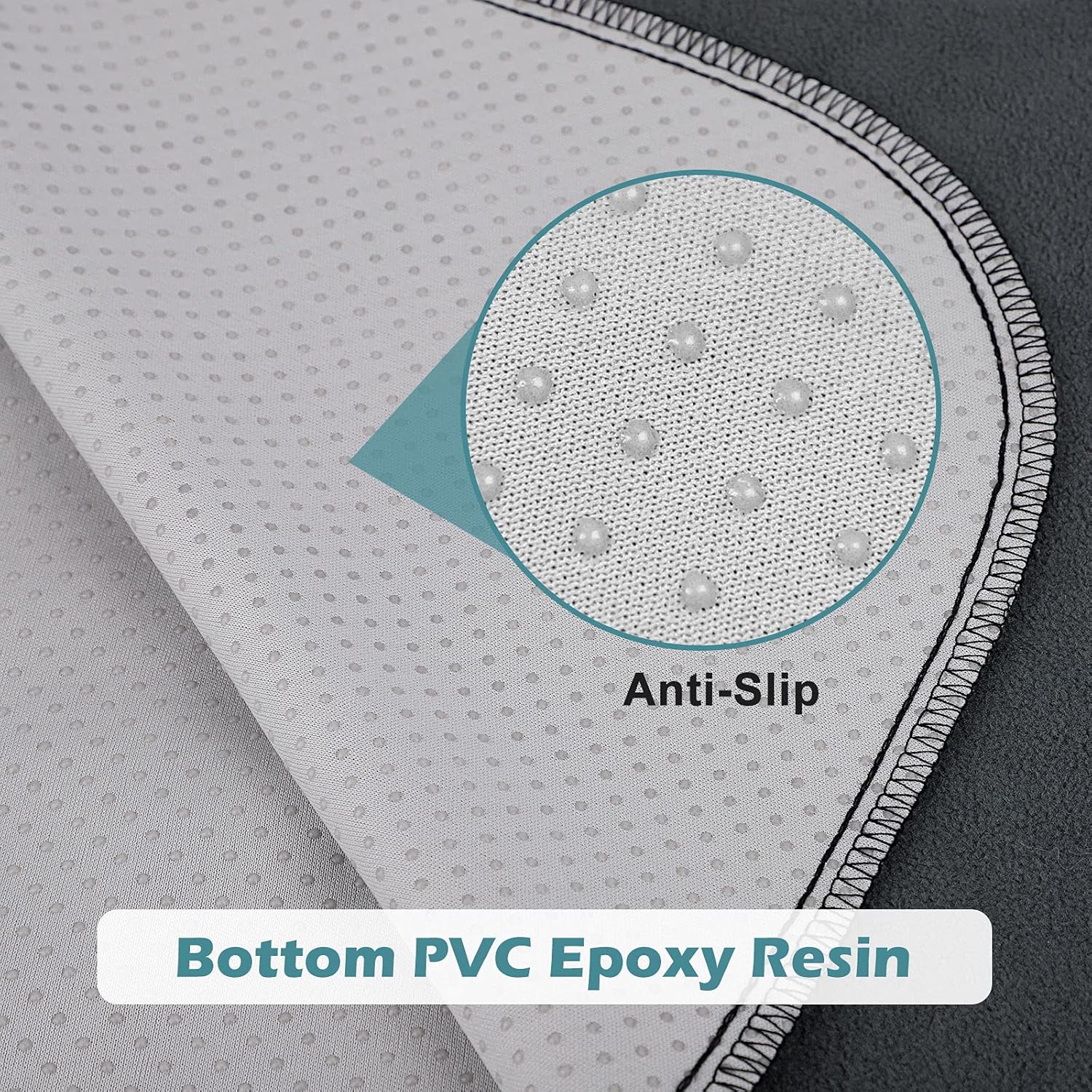 Detail of Invenho dog pee pad non-slip rubber backing