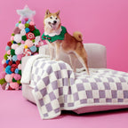 LE SURE Waterproof Puppy Blanket for Small Dogs - Washable Double Sided Dog Blankets with Warm Jacquard Shag and Soft Sherpa Fleece, Pet Cat Blanket for Couch Protection, 3D Textured Cloud, Blue - Image 14