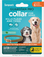 Close up of Sergeant's Guardian Pro collar active ingredient label