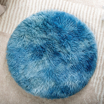 2PCS Round Plush Pet Mat Thin Style Pad Mat for Cats, Small Dogs, Rabbits, Guinea Pigs, Washable Soft Sofa pad, for Crate Cat Tree Tower Window Perch (White, Small (15.8inch) - 2pcs) - Image 9