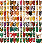 Huhumy 30 Pcs Adopt Me Dog Bandanas Bulk Pet Bibs Colorful Triangle Scarf Pet Adopt Me Bandanas for Medium Large Dogs Birthday Adoption Grooming Costume Decor - Image 9