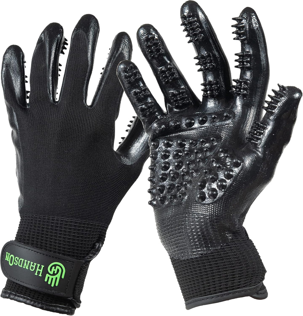H HandsOn grooming gloves packaging details