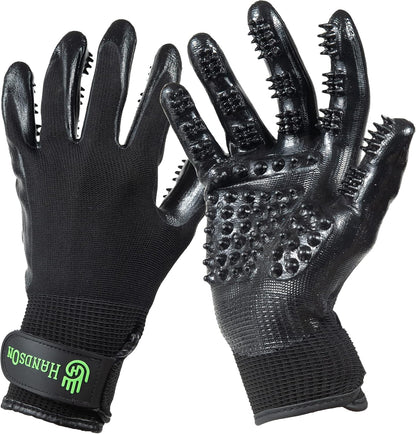 H HandsOn grooming gloves packaging details
