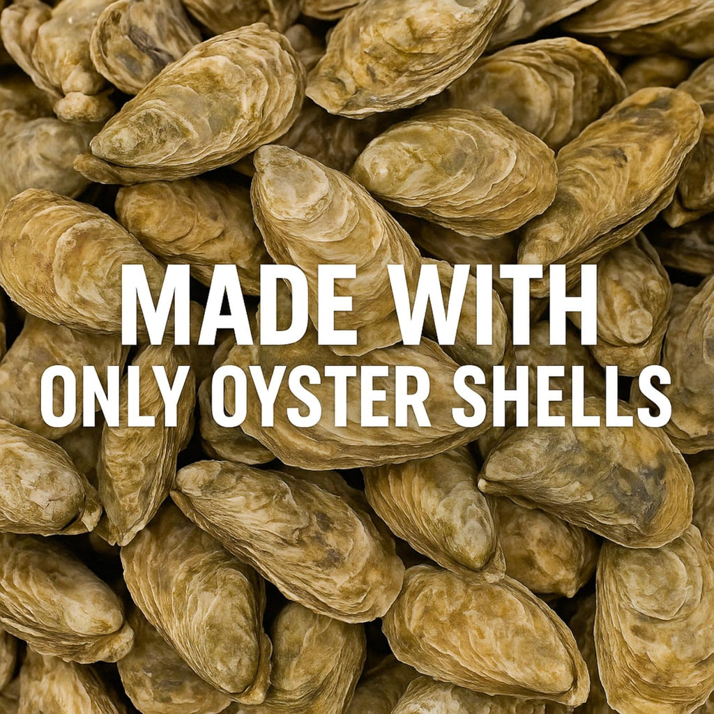 KorGourmetta oyster shell flour lifestyle poultry feeding setup