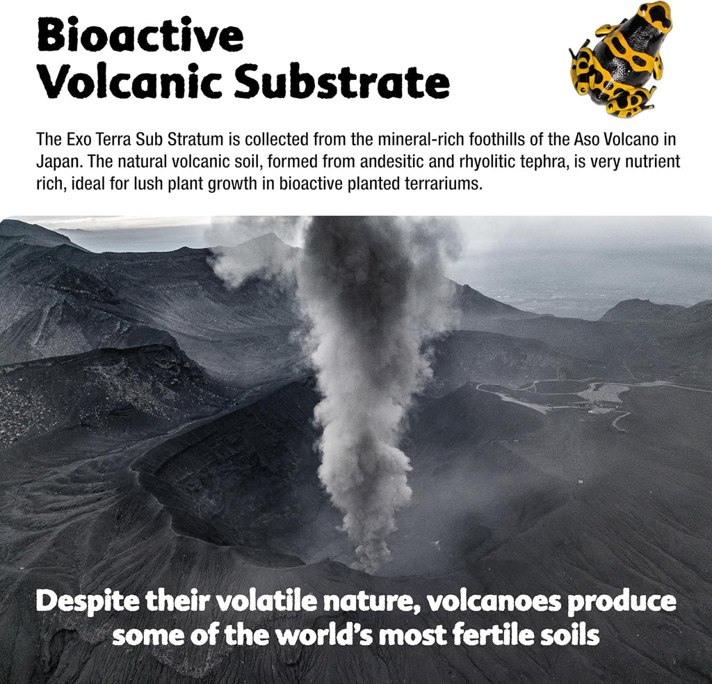 Exo Terra volcanic substrate packaging details