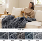 Bedsure washable dog furniture protector folded neatly showing dual textures.