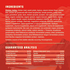 Stella & Chewy's Wild Red ancestral whole prey ingredients and nutritional values list