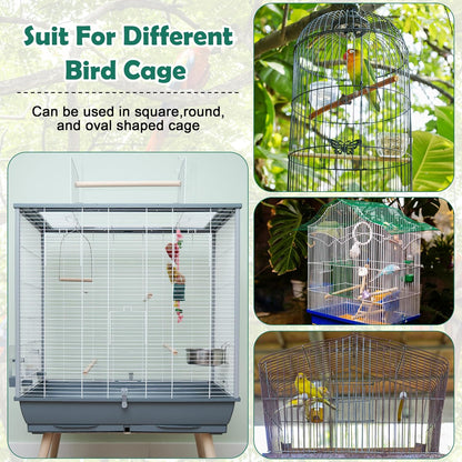 Breathable nylon mesh net fabric allowing air circulation for pet parakeets