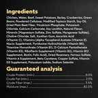 Cesar luxury wet dog food chicken and beef recipe texture close up