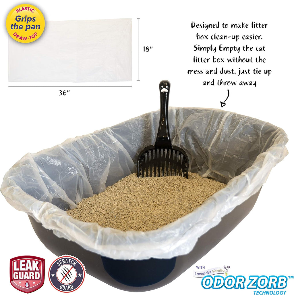 Fresh Kitty heavy duty jumbo litter bag close up