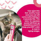 Nutritional label and ingredient information for I And Love And You cat treats