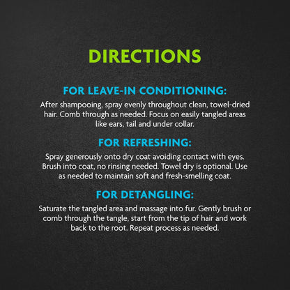 FURminator deTangling Leave-in Conditioner Spray, 8.5 Ounces, Lightly Scented, Gentle Ingredients Keep Coat and Skin Moisturized - Image 10