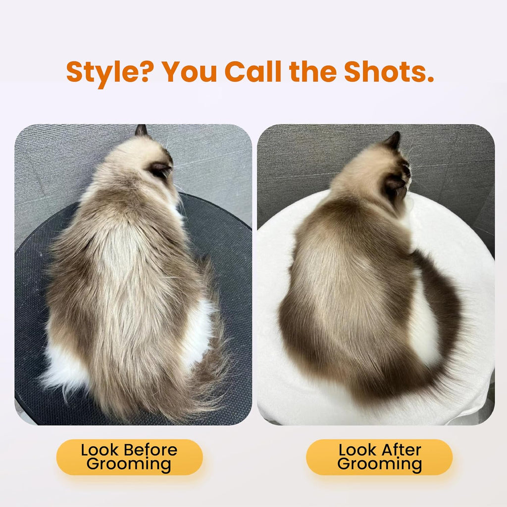 Puppyoo premium imported pet grooming kit packaging and components.