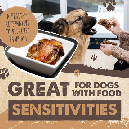 Healthy dental chews for dogs in retail bag