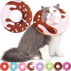 Hpetppy Cat Cone Collar Soft, Cat Recovery Collar for Wound Healing Cute Donut Adjustable Kitten Cones to Stop Licking Comfortable Lightweight Neck Elizabethan Collars for Kittens After Surgery - Image 12