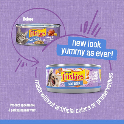 Purina Friskies High Protein Wet Cat Food Pack Of 24 Stacked